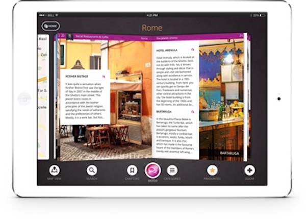 aplicación momondo en iPad