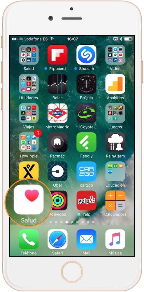 Trucos iPhone 7 y iOS 10 Salud-Howpple