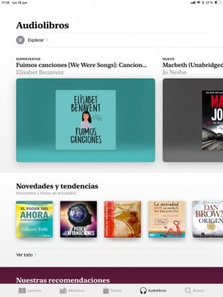 Store de Audiolibros de Apple Books
