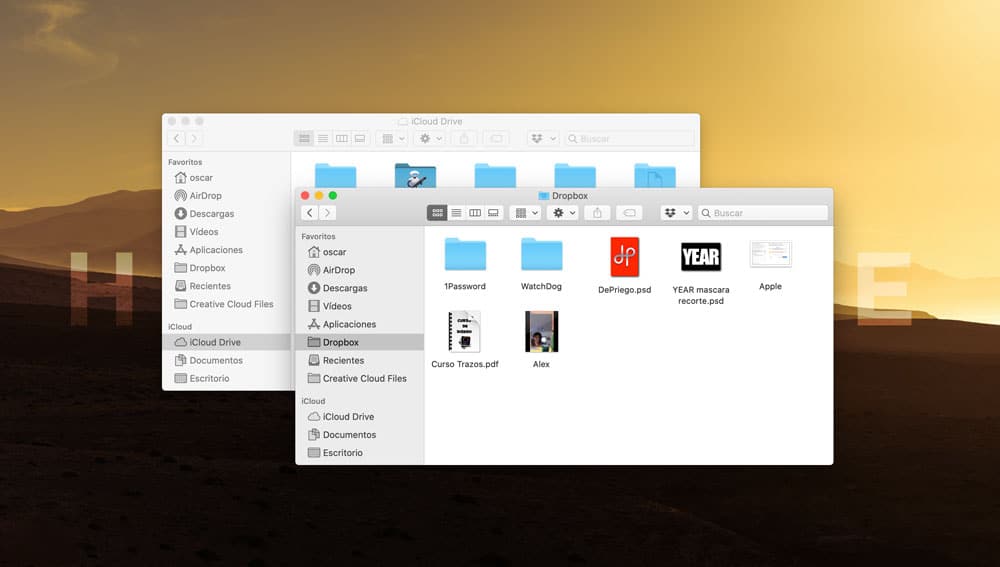 Pasar archivos de Dropbox a iCloud