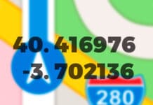 Cómo ver las coordenadas en mapas de apple
