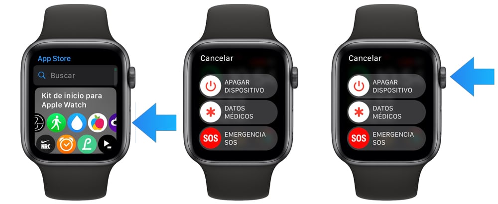 Cómo forzar el cierre de aplicaciones en Apple Watch