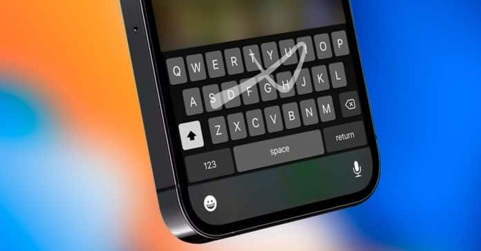 cómo activar el teclado deslizante en iPhone o iPad