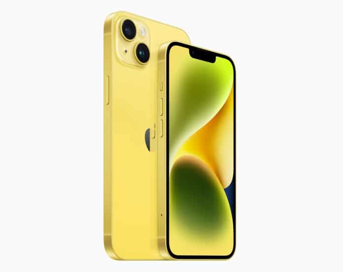 Apple presenta nuevo iPhone 14 Amarillo