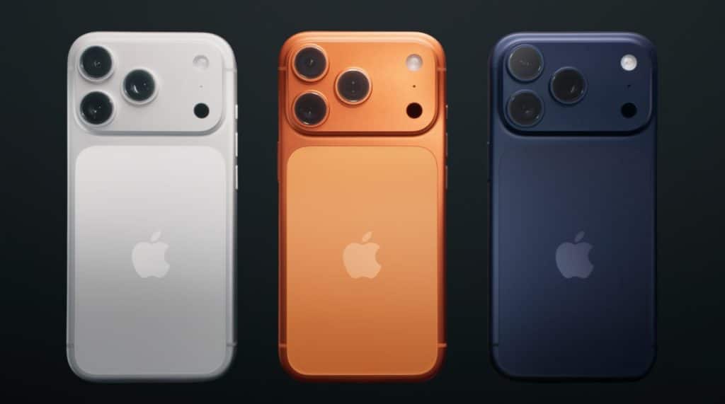 Colores y diseño del iPhone 17 Pro