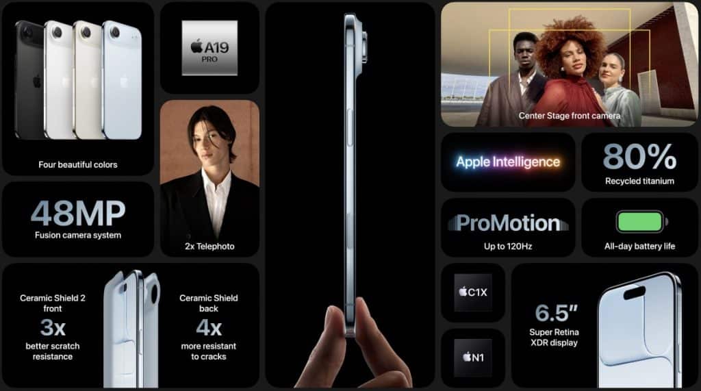 Resumen características iPhone Air