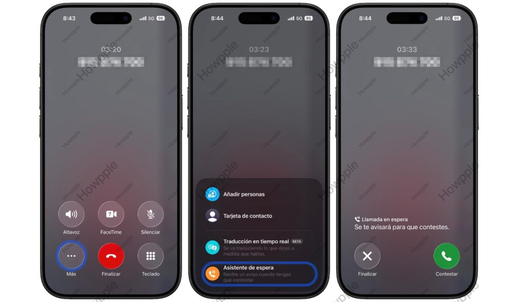 Cómo se activa el asistente en espera en iPhone